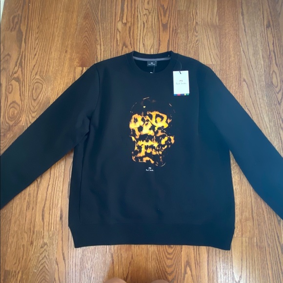 PS Paul Smith Other - PS Paul Smith flaming skull print sweatshirt NWT